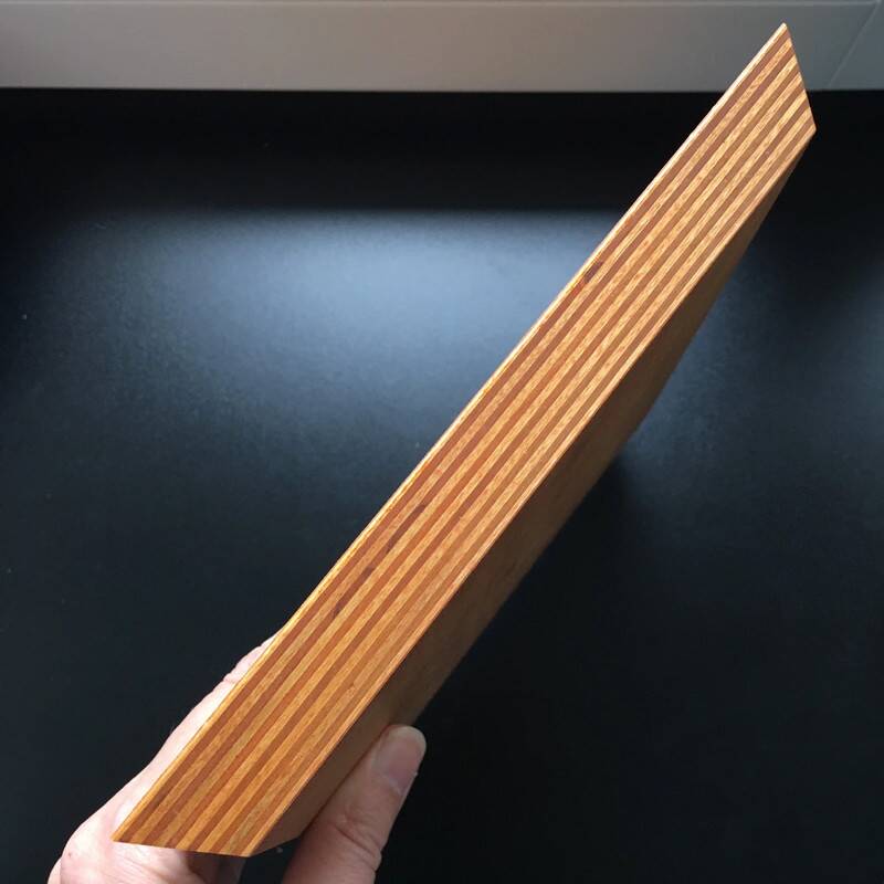 Vintage Danish 9 Candle Wooden Candle Holder