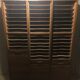 Cabinet binder oak curtains