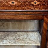 Display cabinet. Marquetry, mahogany.