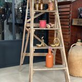 Vintage wood stepladder