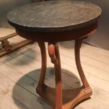 Side table with a swan neck.