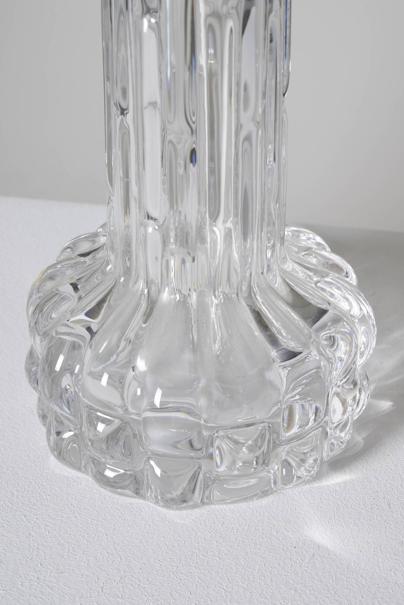 Pair of crystal table lamps by Carl Fagerlund for Orrefors, 1970s