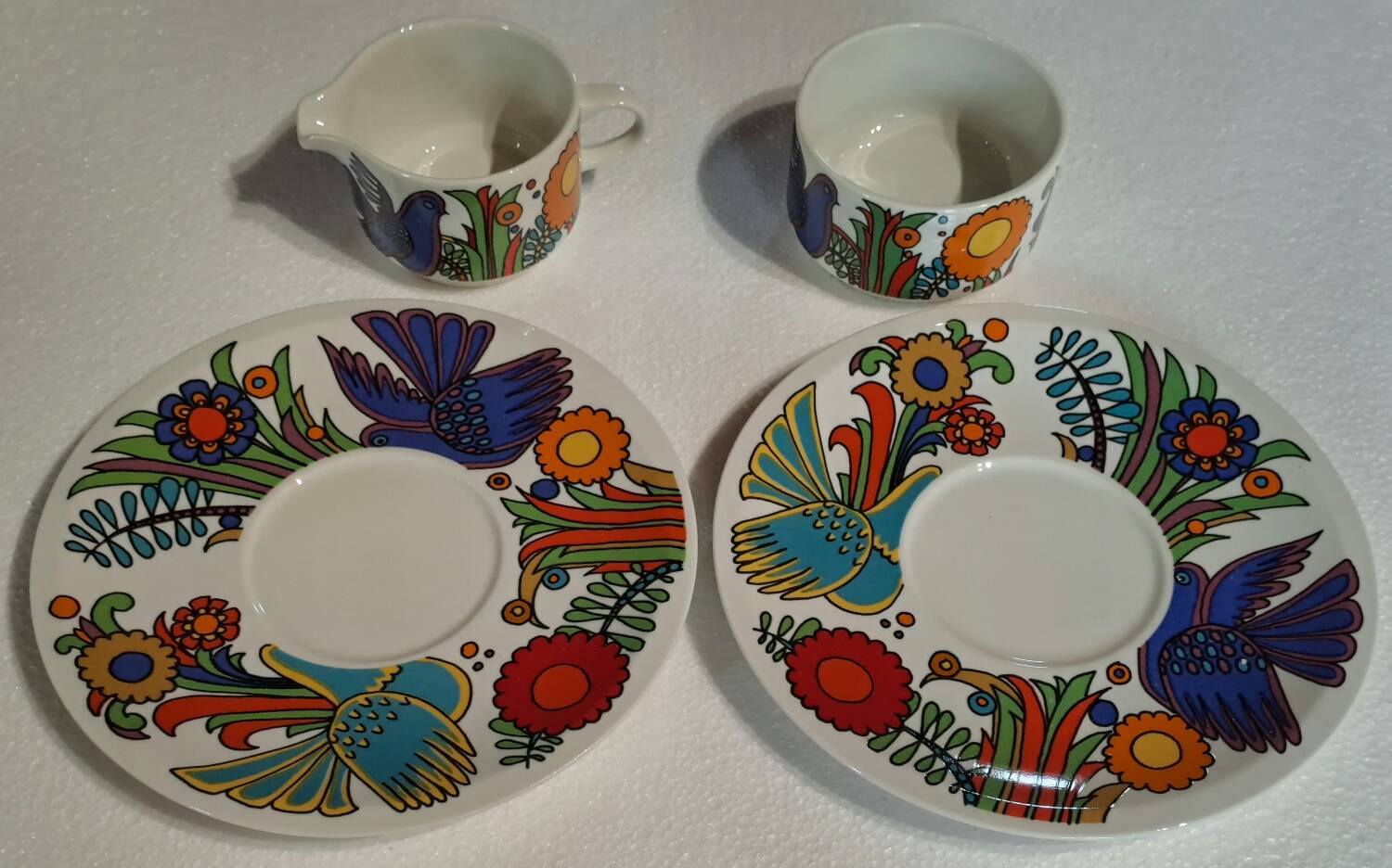 Villeroy and Boch Acapulco model ramekin creamer saucer set