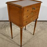 Small Living Room Table in Cherry and Walnut, Louis XVI Period – Late 18th Century