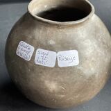 Vase boule – Grès émaillé irisé – Colette Biquand de 1991