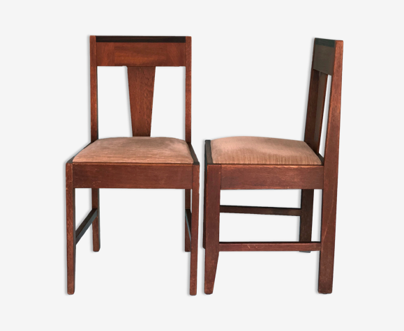 2 chaises Art Deco Amsterdam School
