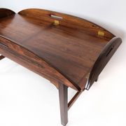 Butler's tray in rosewood of Danish design from the 1960s