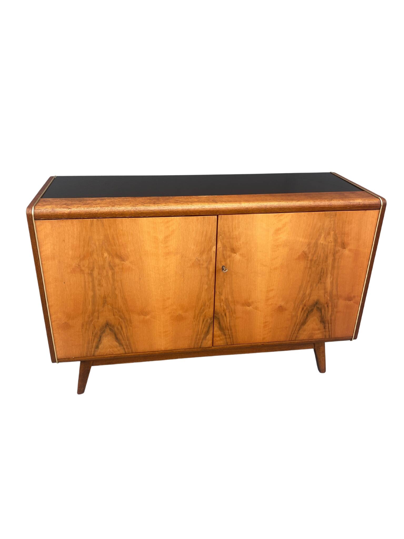 Buffet Jitona en verre opaxite, années 1960