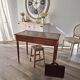 Extendable desk in solid wood in Louis XVI style