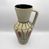 Large vase in matte and glazed ceramic • Manufacture Bay Keramik • W. Germany