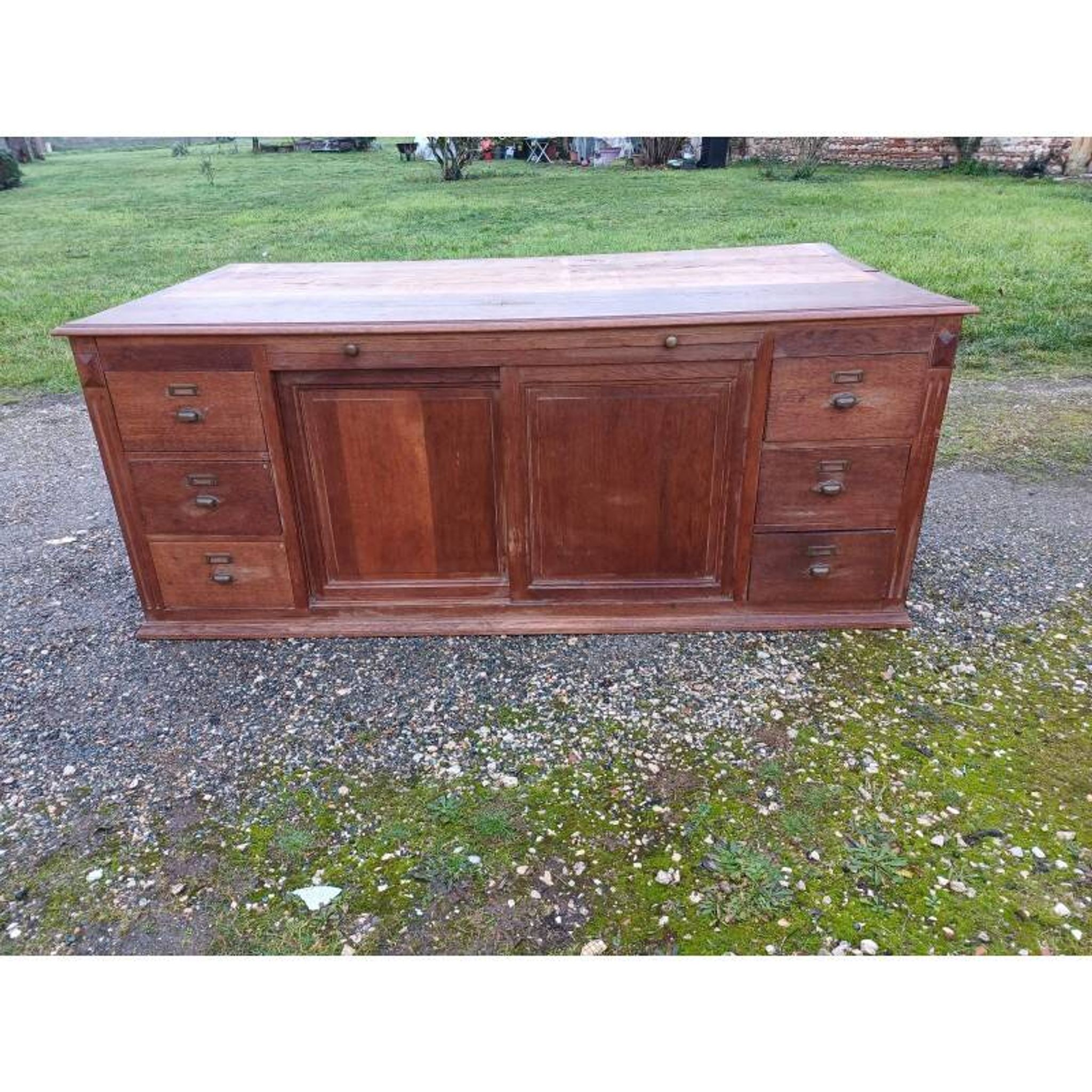 Draper's table furniture, oak, 1930s.