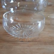 Salad bowl + 8 crystal cups