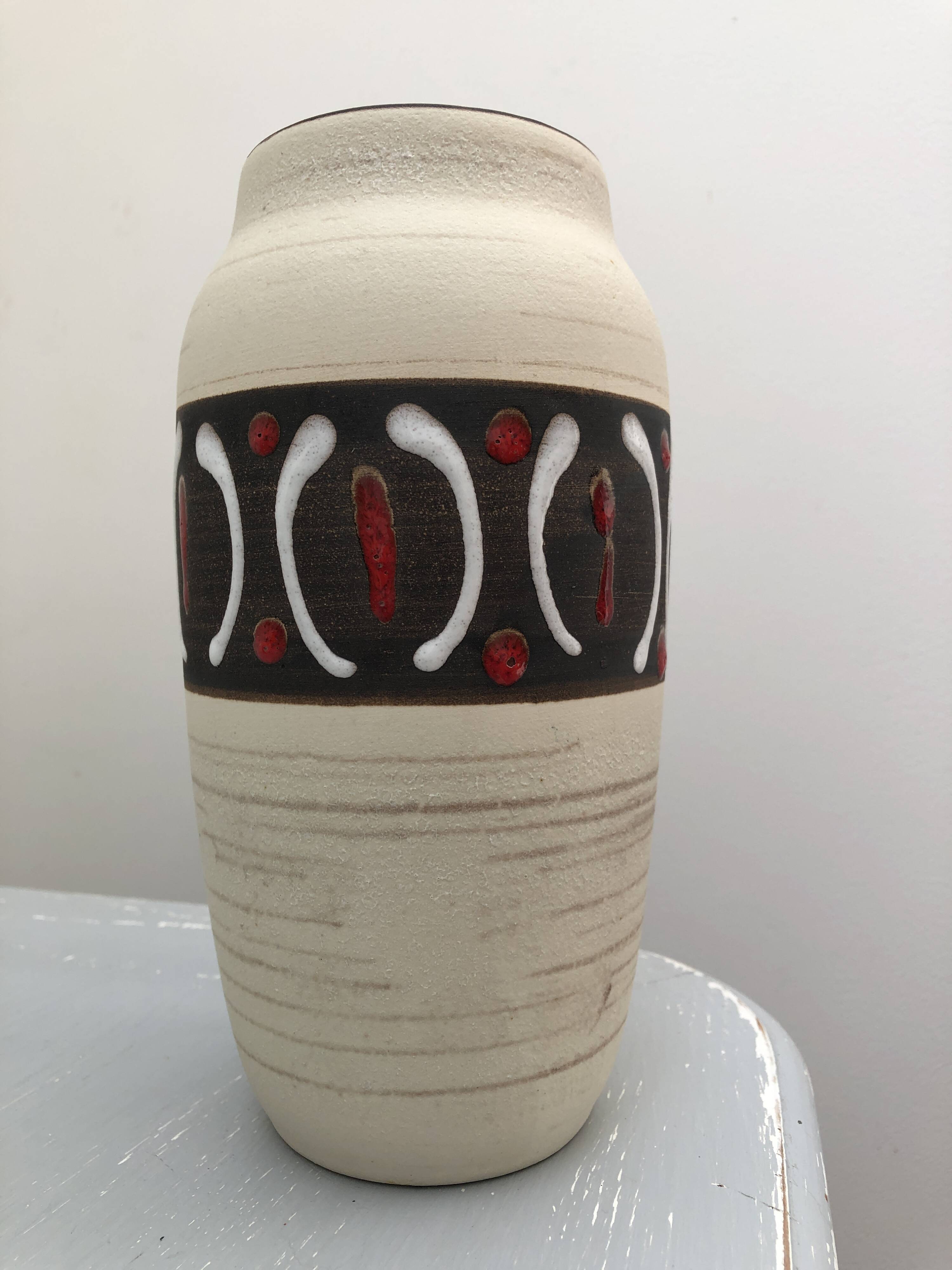 Vintage Vase Scheurich 242-22 – Ceramic West Germany – 60s/70s
