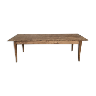 Wooden farm table