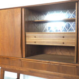 Danish teak sideboard with sliding doors, 1960