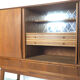 Danish teak sideboard with sliding doors, 1960
