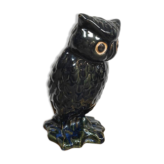 Vintage ceramic owl statue decoration 1970's