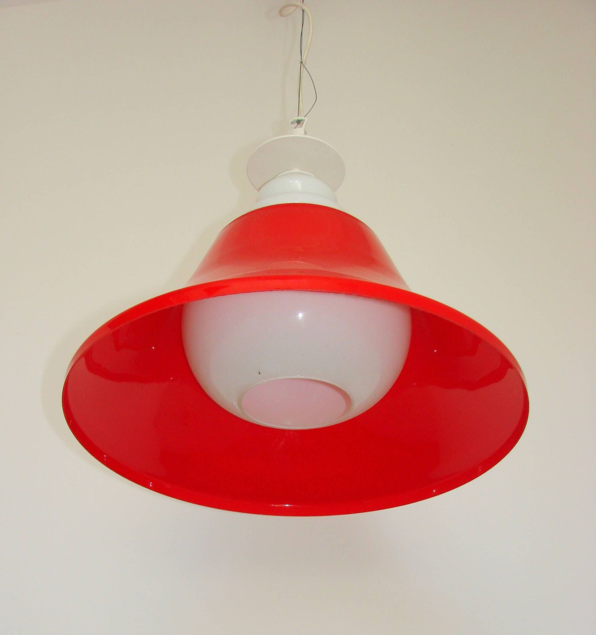 Suspension lumineuse Space Age, années 1970