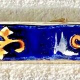 10 anciens porte couteau Gien Renaissance fond bleu