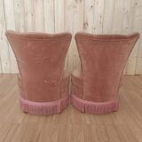 Pair of pale pink chairs