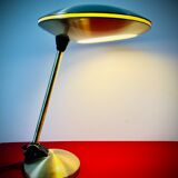 Aluminor brass ufo table / desk lamp 1950