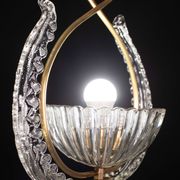 Elegant Art Deco Barovier and Toso chandelier, 1940s