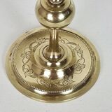 Pair of brass candlesticks