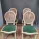 Suite of 4 Louis XVI style chairs