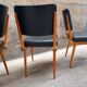 Serie de 4 chaises 1960