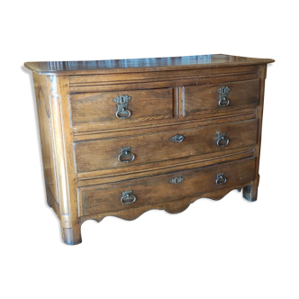 Louis XIV curved chest of drawers