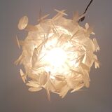 Vintage hanging lamp with mother-of-pearl lozenges
