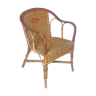 Wicker armchair