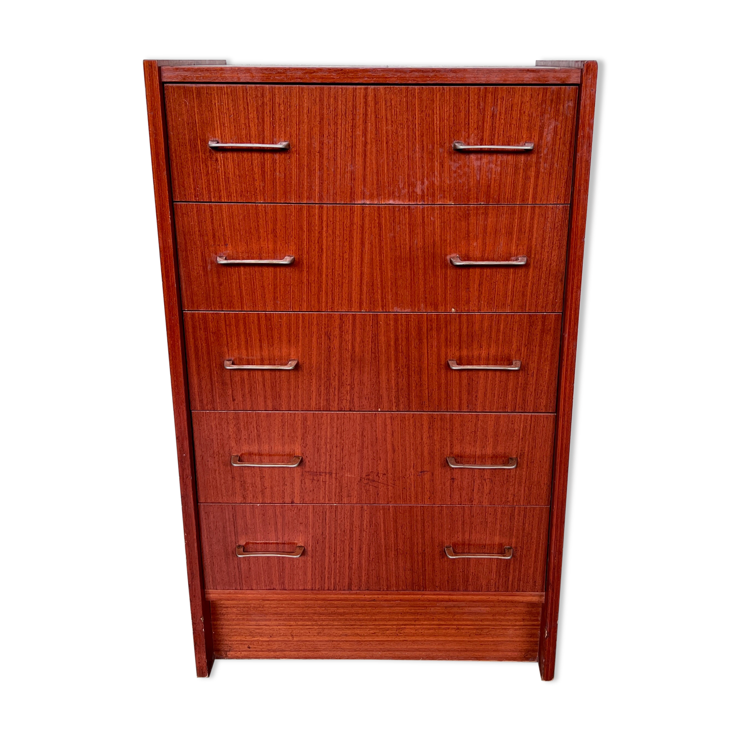 Commode chiffonnier semainier vintage teck 1950