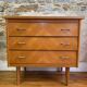 Commode vintage pieds compas
