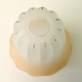 Frosted glass tulip wall light