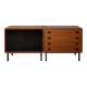 Enfilade vitrine commode moderniste teck Antoine Philippon et Jacqueline Le