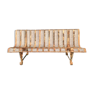 banc métal oxydé René