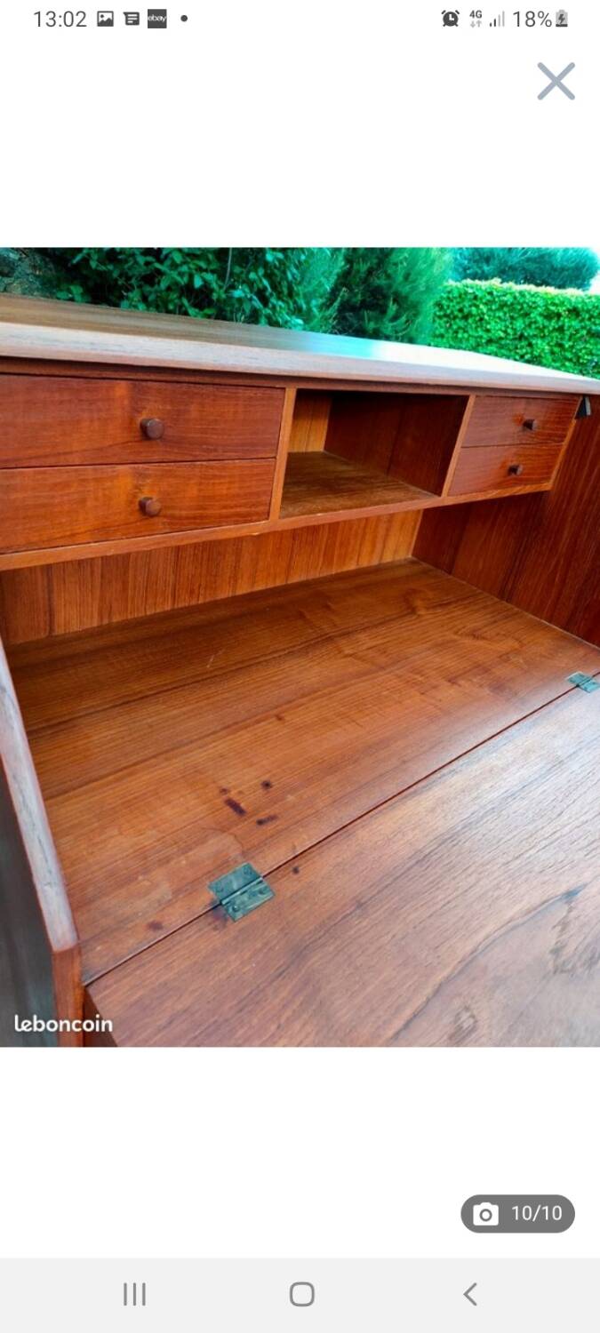 Arne Wahl Iversen Scandinavian secretary desk 1950-70