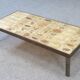 Coffee table by Roger Capron, Herbier model, ceramic and steel, 1950