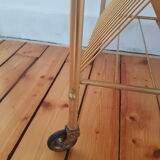 Vinyl door booster table