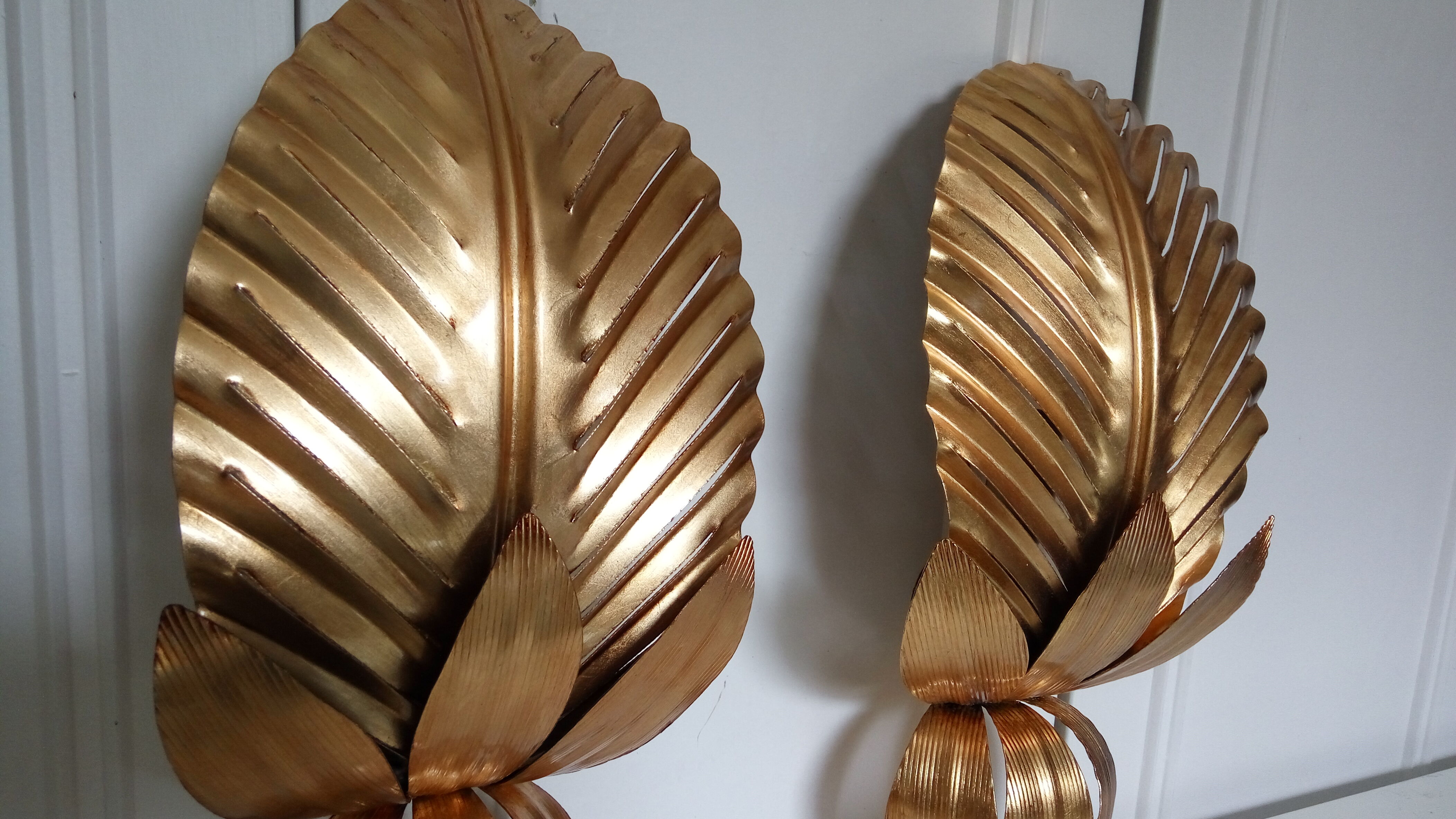 Palm wall lamps 1970