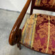 Pair of cross-back armchairs, Empire style, 19th century.