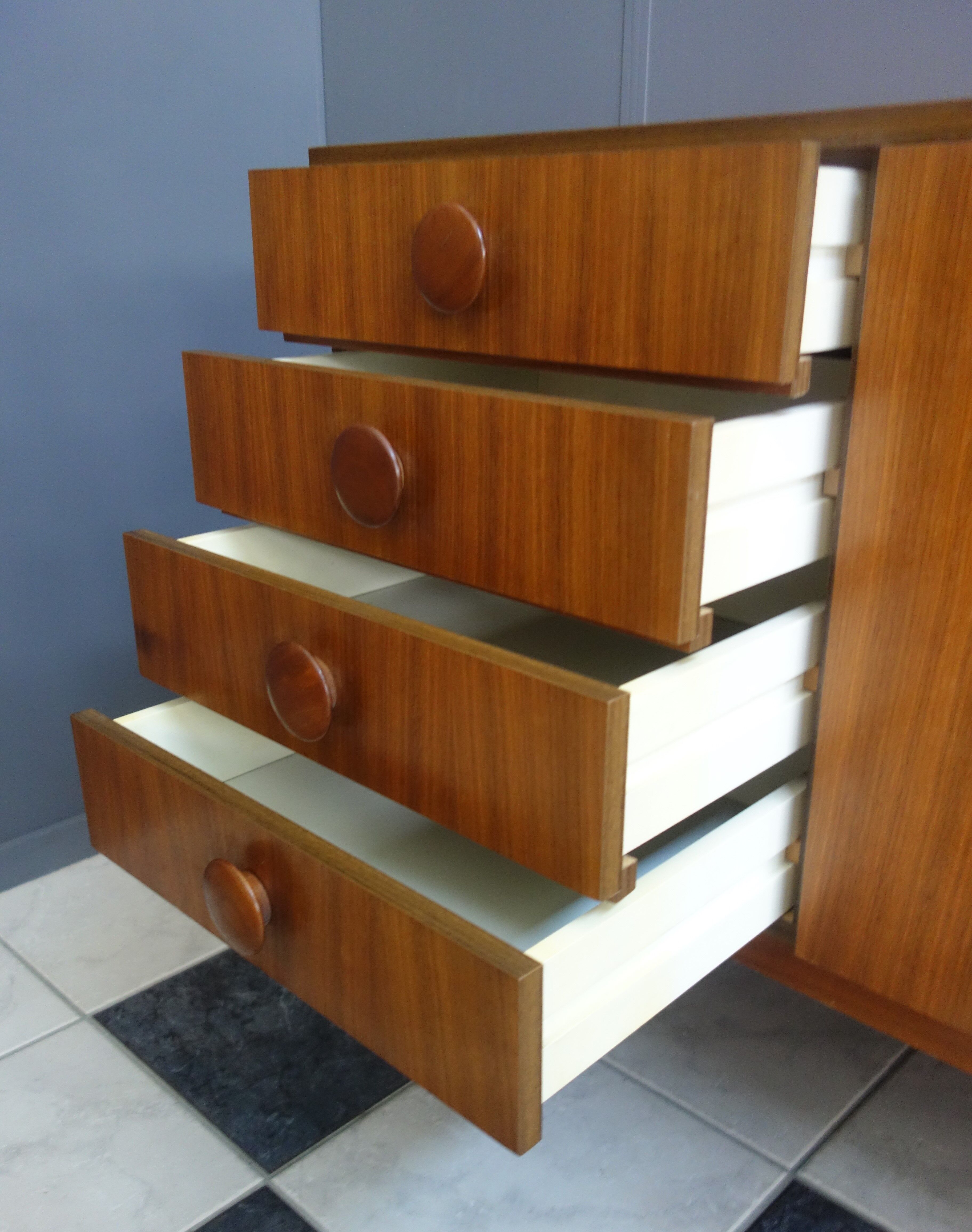 1960s wood swedish sideboard