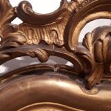 large mirror gilded fireplace eighteenth style