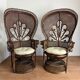 Paire de fauteuils Pomaré