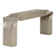 "Tube stool" bench in galvanized steel