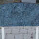 2 chaises en formica bleu vers 1950