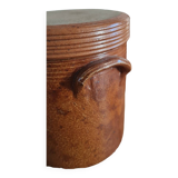 Set of 4 stoneware grease pots