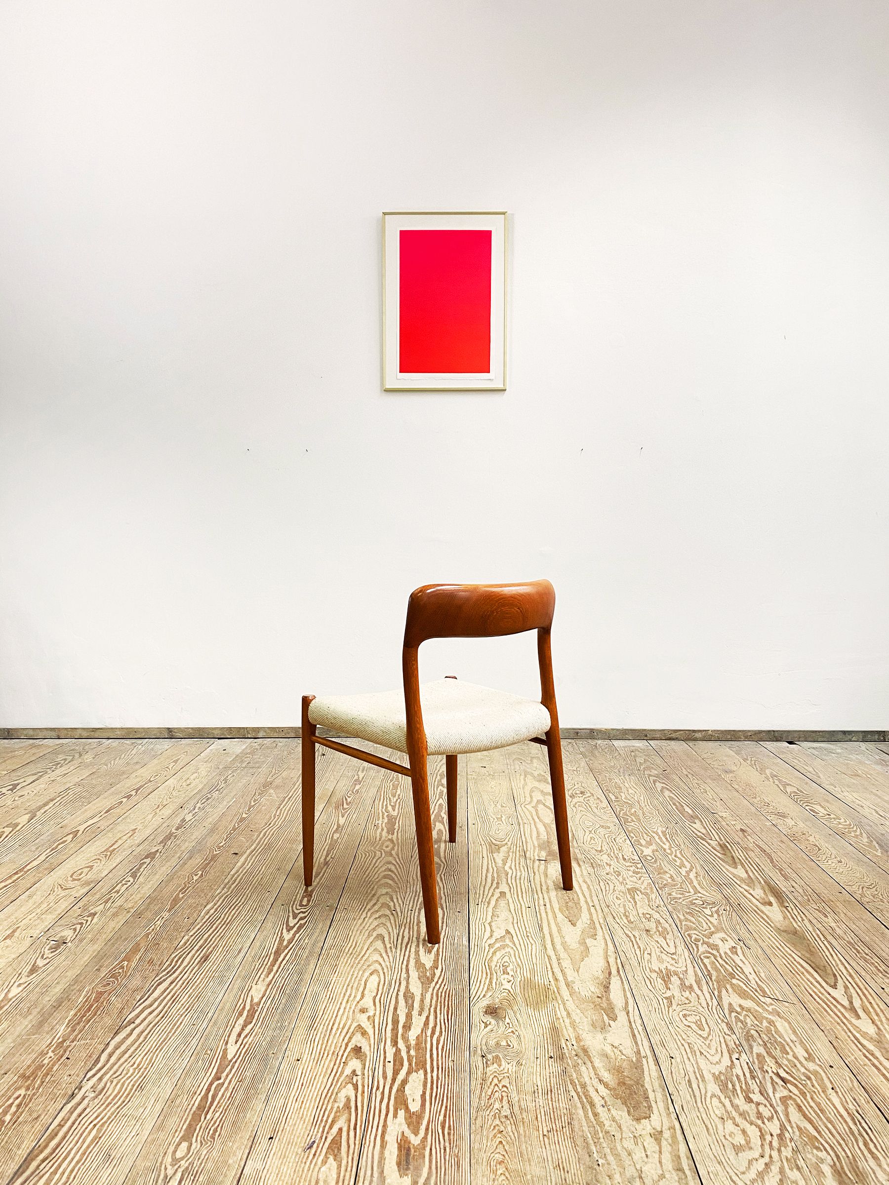 Mid century teak dining chair by Niels O. Møller for J.L. Moller, Model 75,Denmark, 1950s