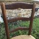 Paire de chaises paillées rustiques